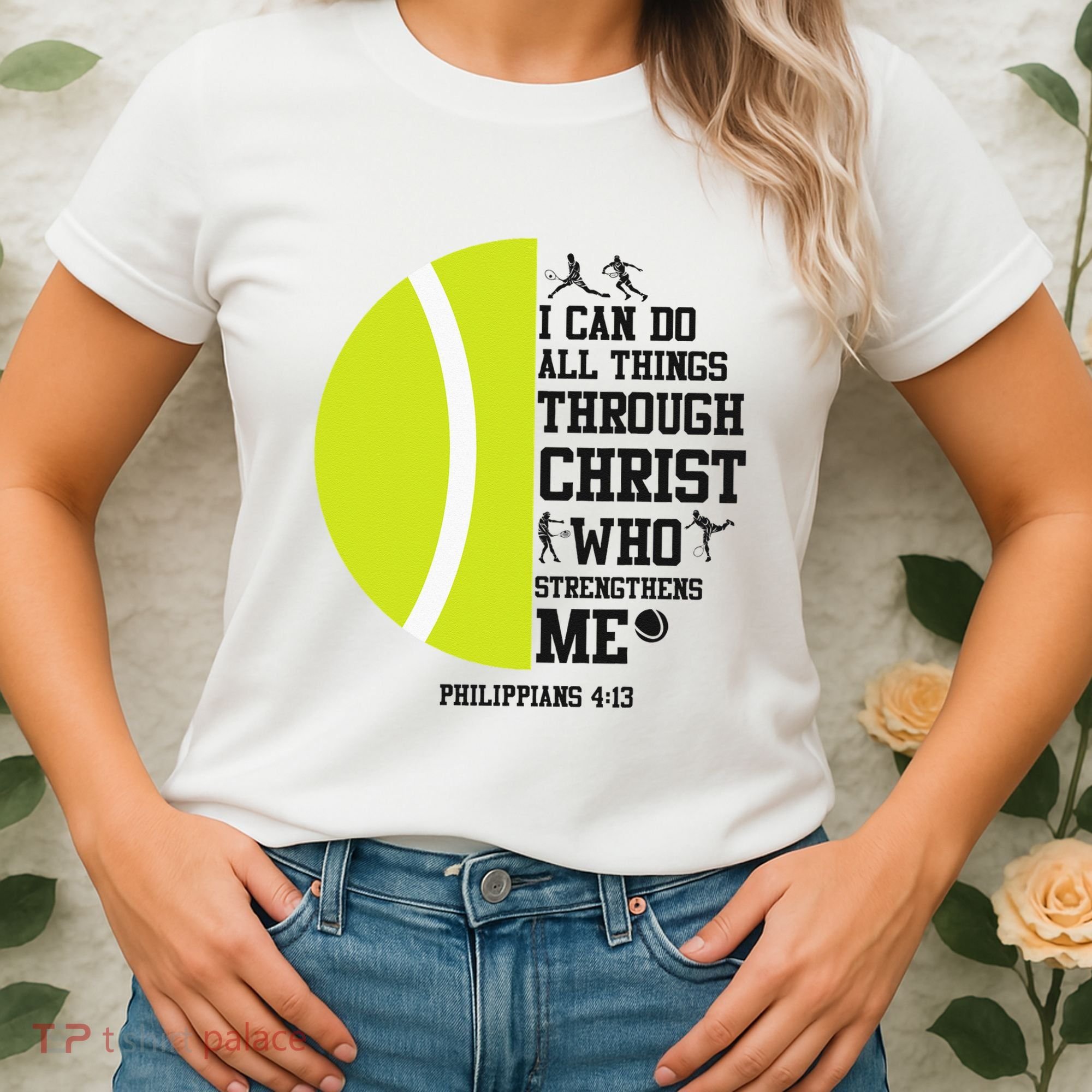 Funny Tennis Player Racket I Can Do All The Things Through Women's T-Shirt
