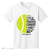 Funny Tennis Player Racket I Can Do All The Things Through Kids T-Shirt thumb 0