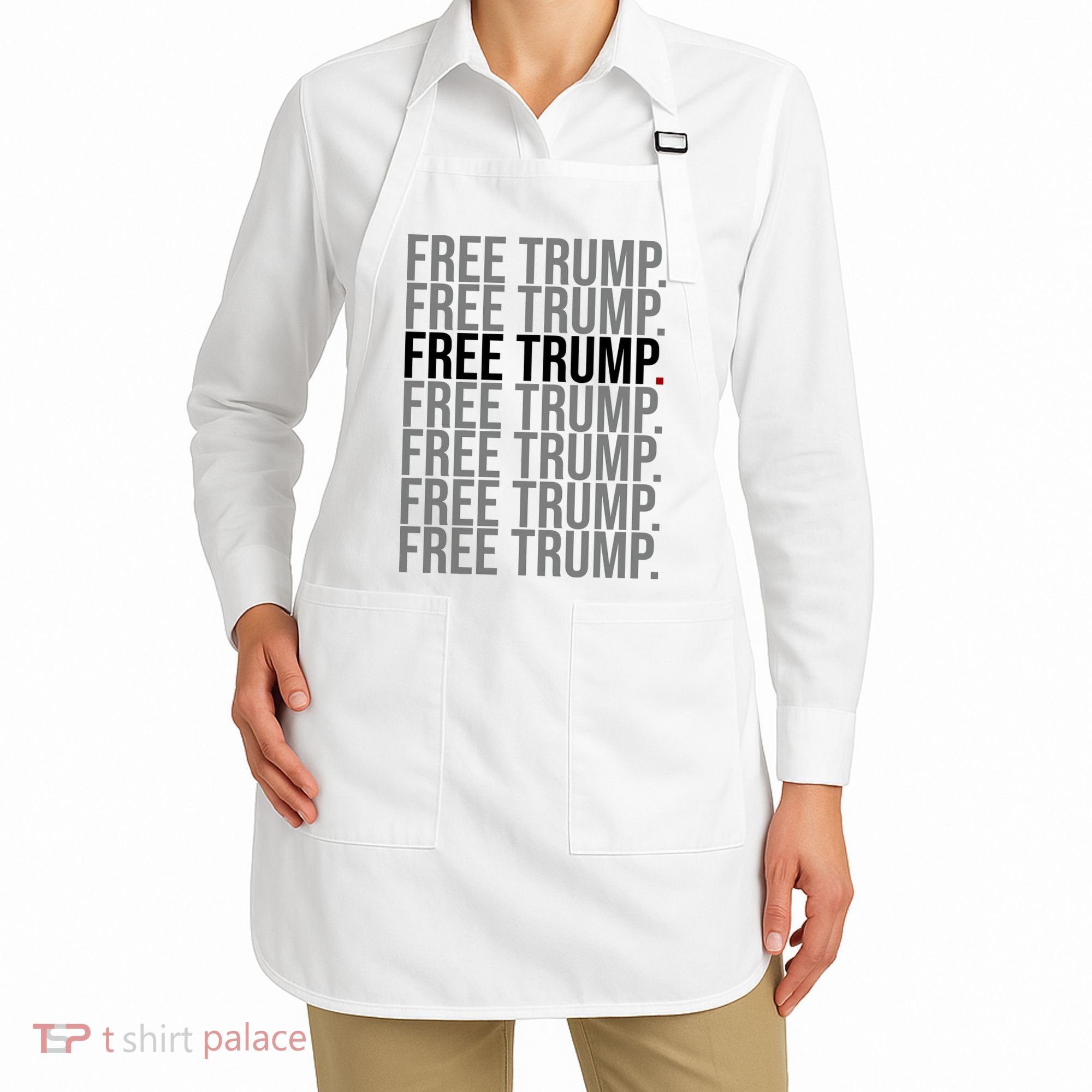 Free Trump Pro Republican Political Apron