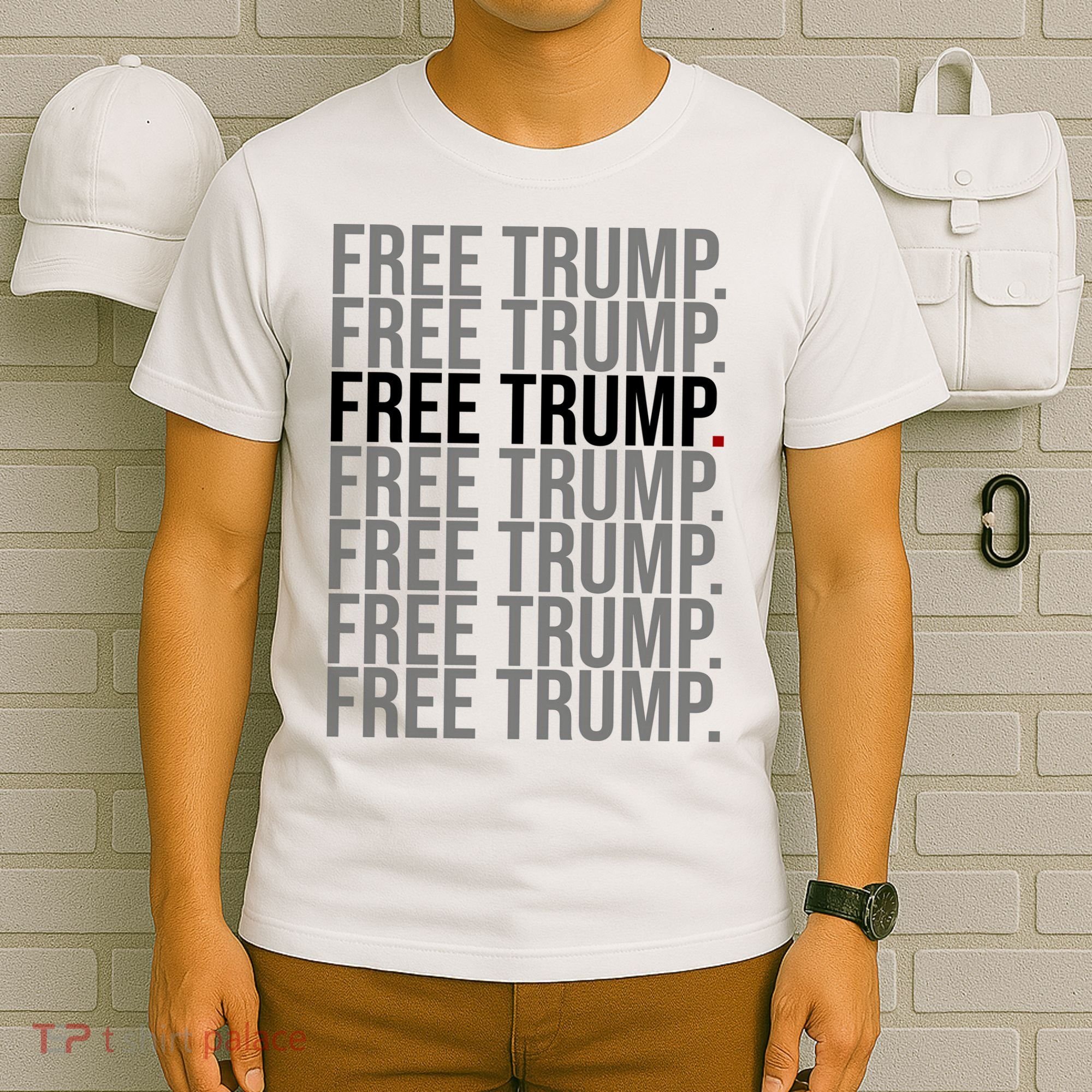 Free Trump Pro Republican Political T-Shirt