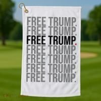 Free Trump Pro Republican Political Golf Towel thumb 1