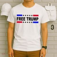 Free Trump Pro Donald Trump USA Election T-Shirt thumb 6