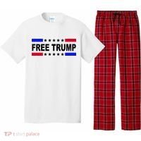 Free Trump Pro Donald Trump USA Election Pajama Set thumb 0