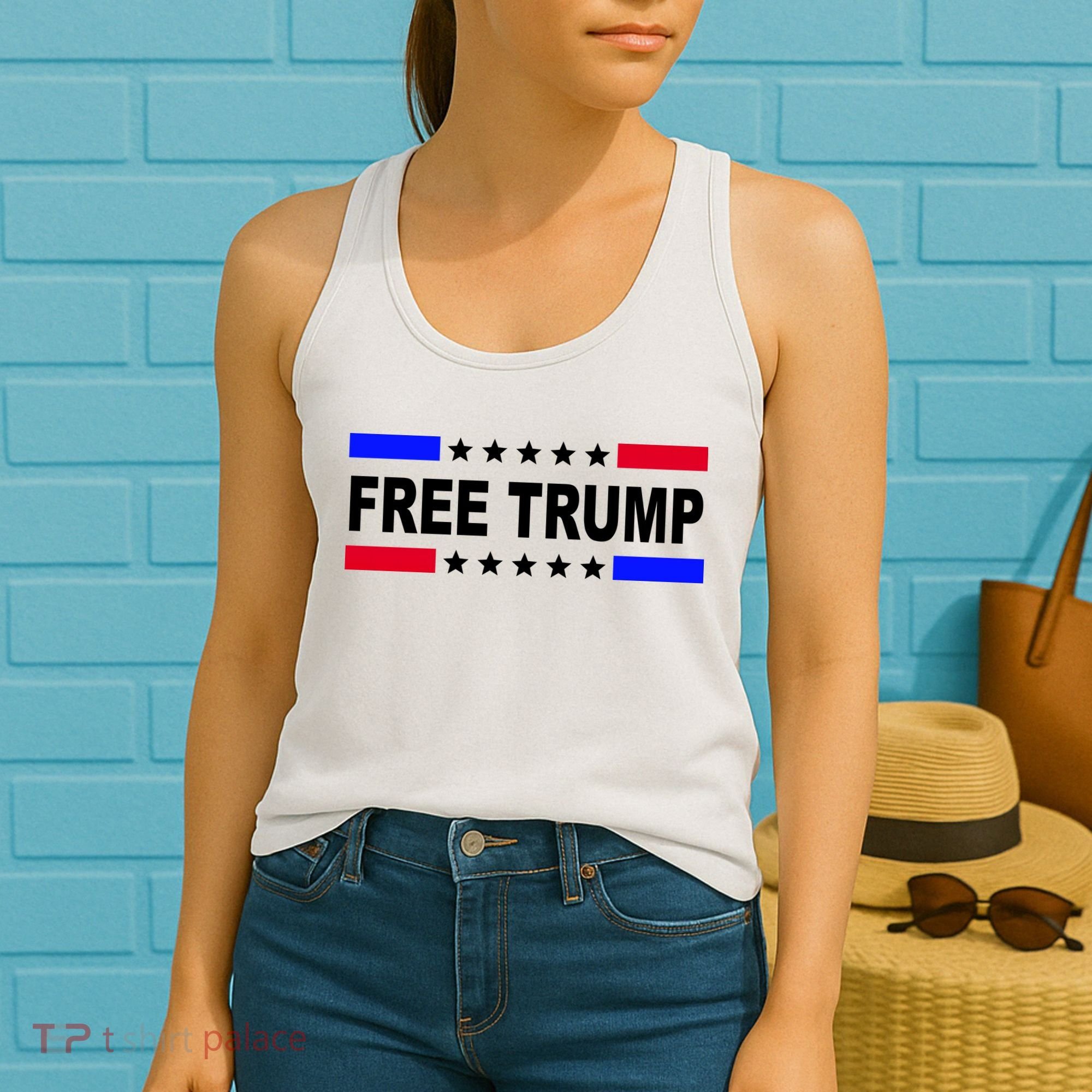Free Trump Pro Donald Trump USA Election Women's Tank Top