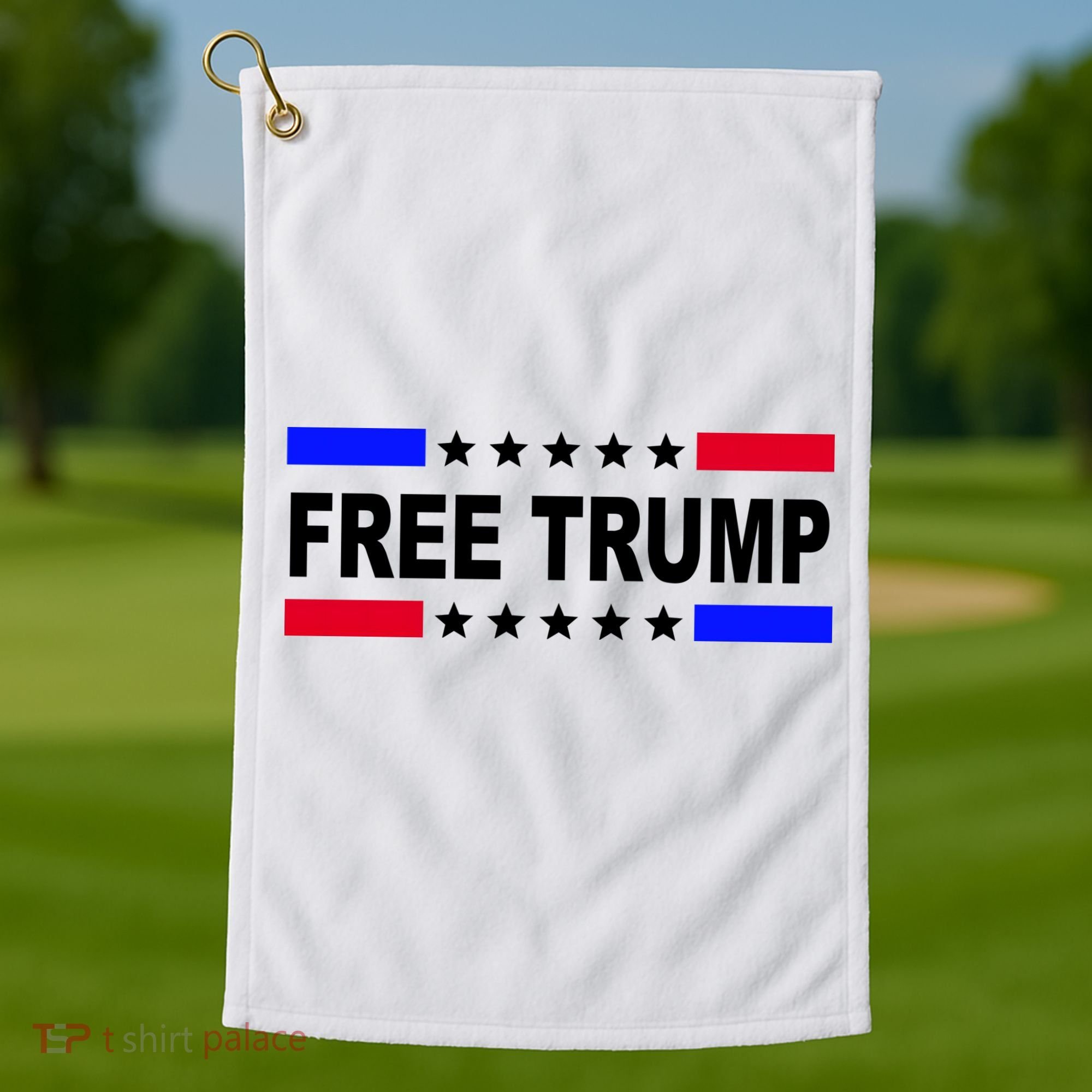 Free Trump Pro Donald Trump USA Election Golf Towel