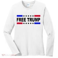 Free Trump Pro Donald Trump USA Election Women's Long Sleeve Shirt thumb 0