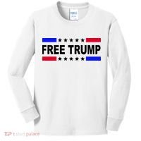Free Trump Pro Donald Trump USA Election Kids Long Sleeve Shirt thumb 0