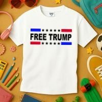 Free Trump Pro Donald Trump USA Election Kids T-Shirt thumb 3