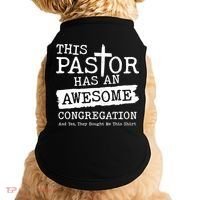 Funny This Pastor Has An Awesome Congregation Doggie Tank thumb 0
