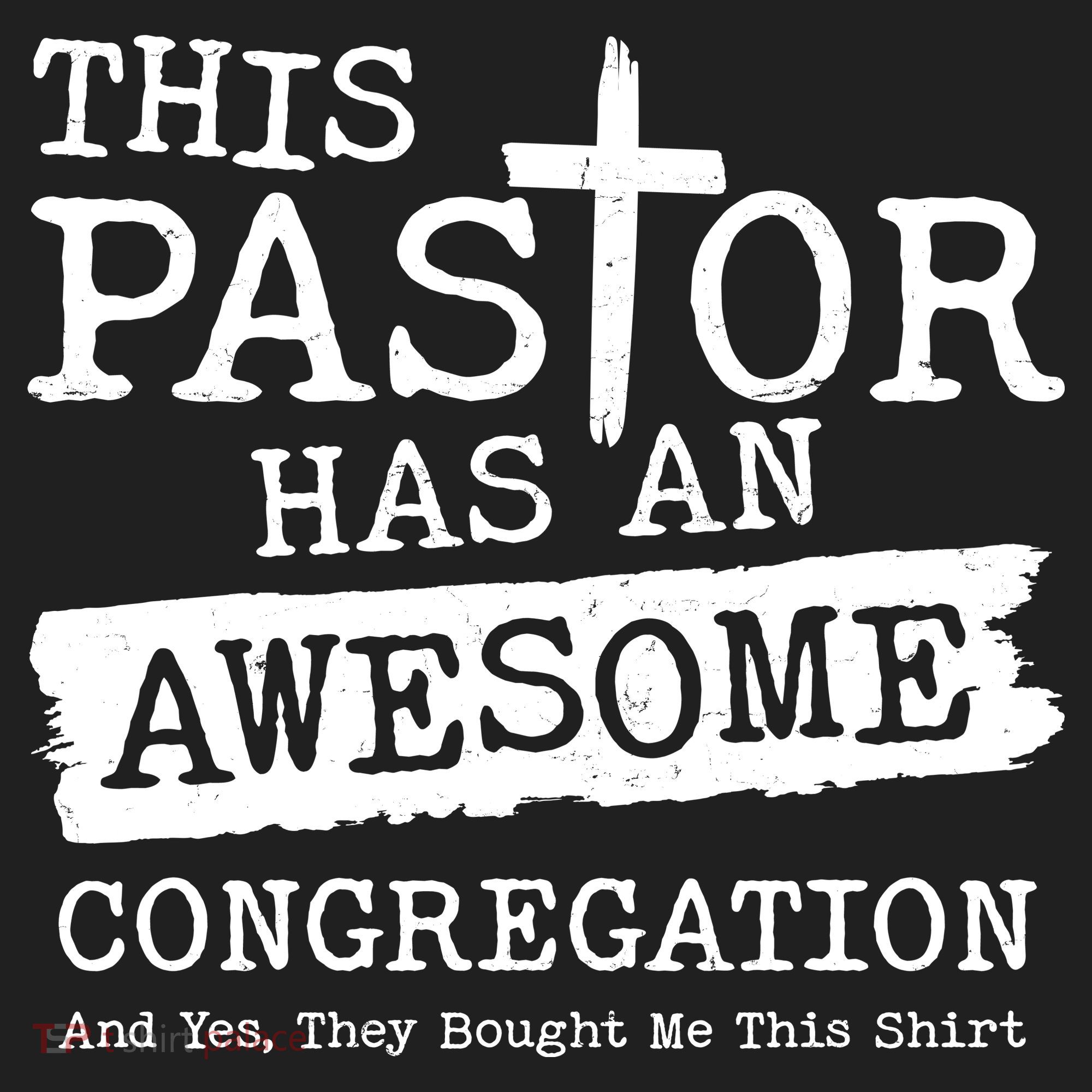 Funny This Pastor Has An Awesome Congregation Golf Towel