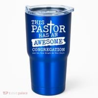 Funny This Pastor Has An Awesome Congregation Tumbler thumb 0