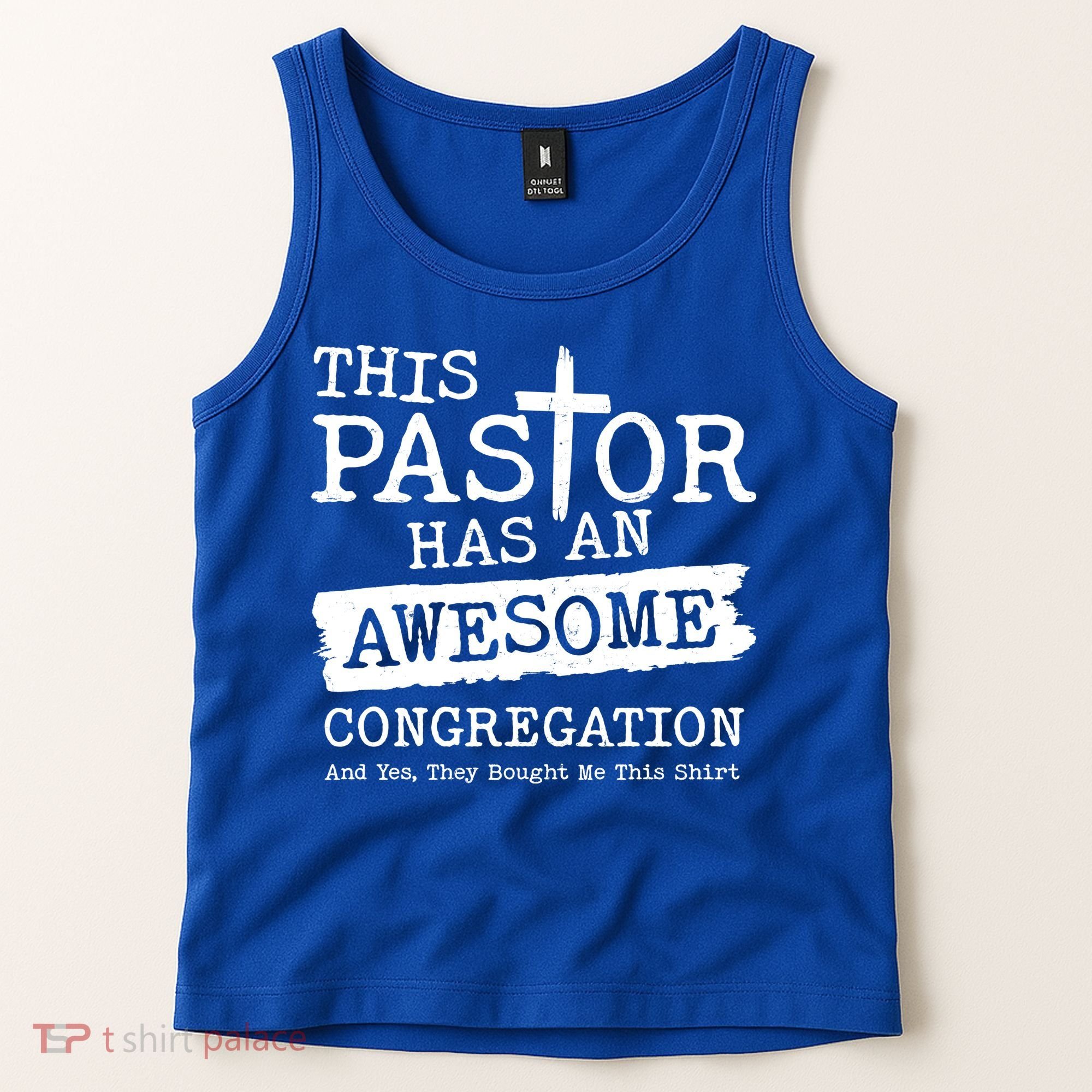 Funny This Pastor Has An Awesome Congregation Tank Top
