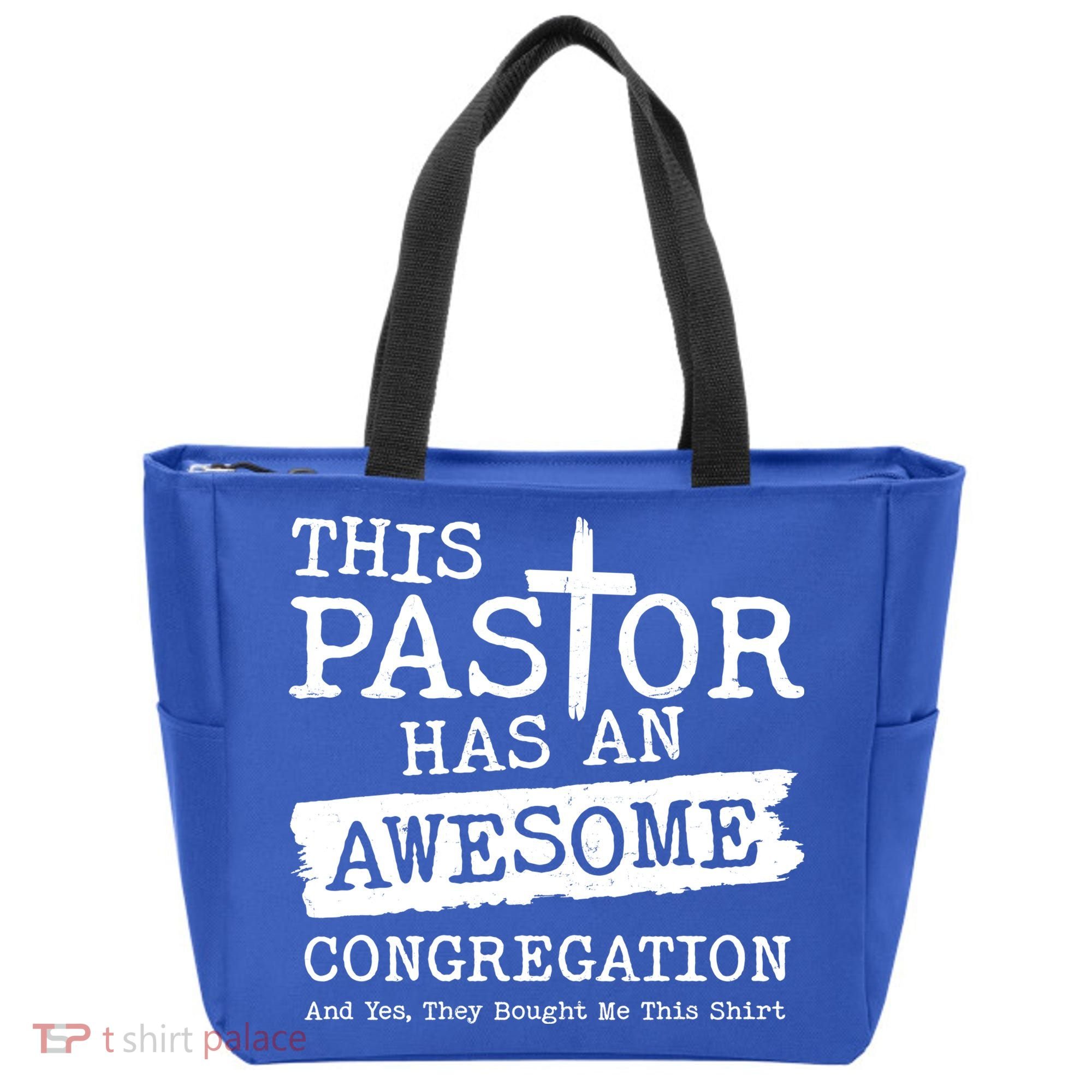 Funny This Pastor Has An Awesome Congregation Tote Bag