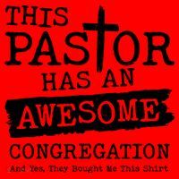 Funny This Pastor Has An Awesome Congregation Santa Hat thumb 1