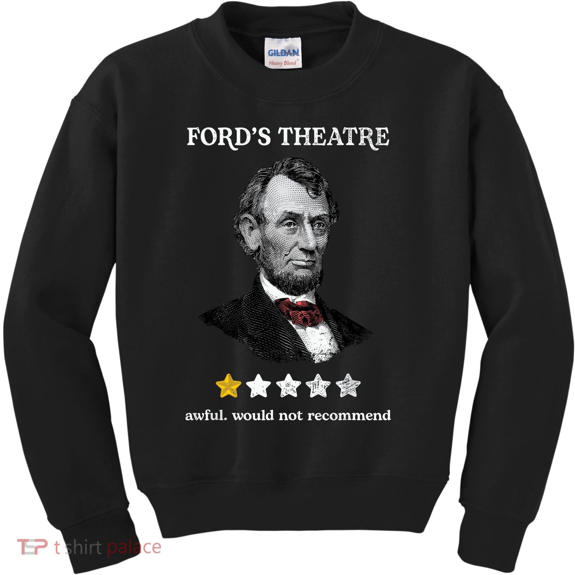 Fords Theater Presidential History Abe Lincoln Funny Kids Sweatshirt