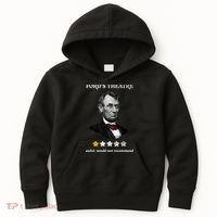 Fords Theater Presidential History Abe Lincoln Funny Kids Hoodie thumb 0