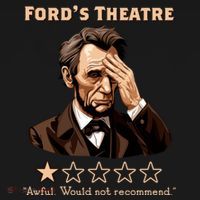 Fords Theater Presidential History Abe Lincoln Funny Ornament thumb 1