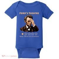 Fords Theater Presidential History Abe Lincoln Funny Baby Bodysuit thumb 0