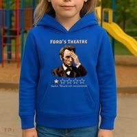 Fords Theater Presidential History Abe Lincoln Funny Kids Hoodie thumb 3