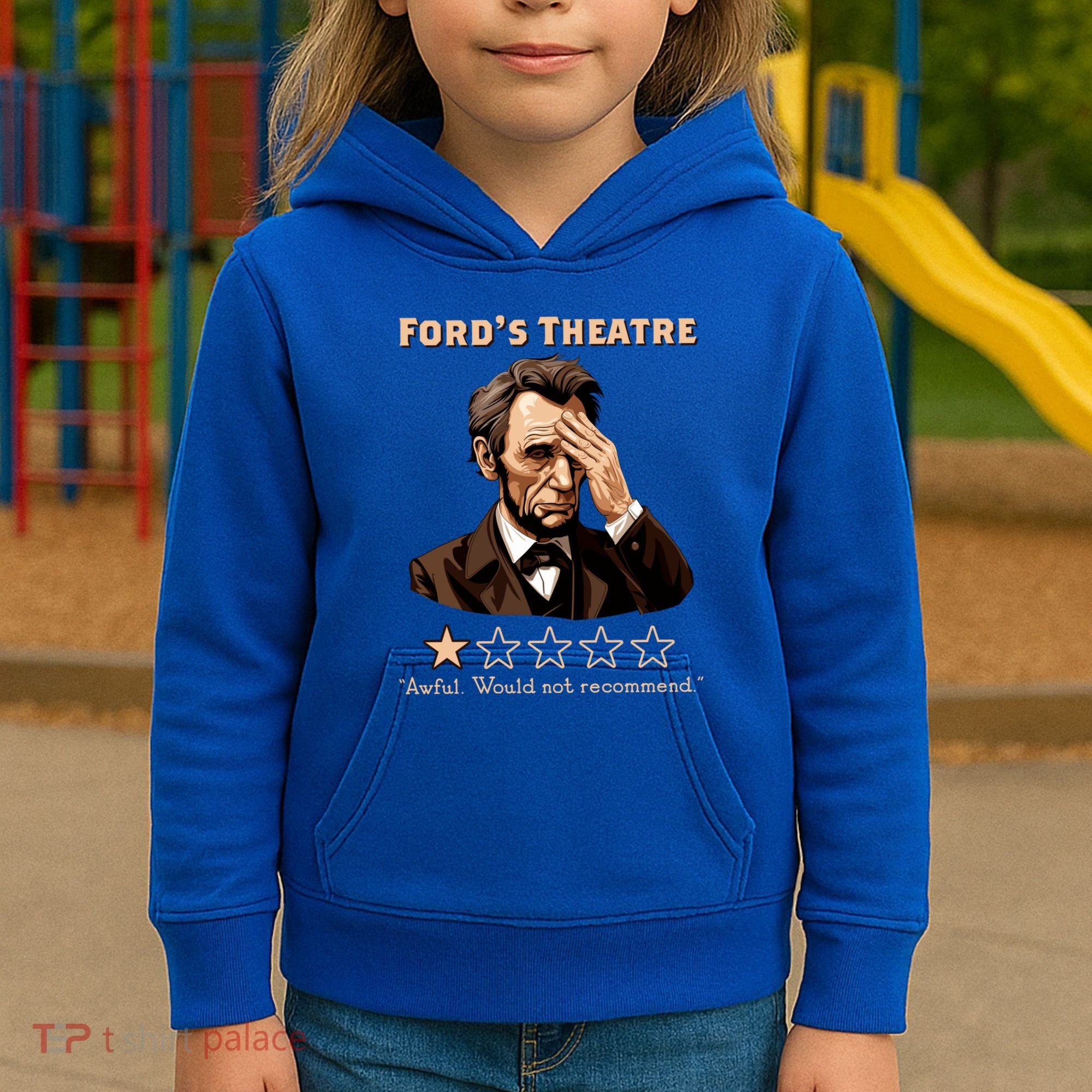 Fords Theater Presidential History Abe Lincoln Funny Kids Hoodie