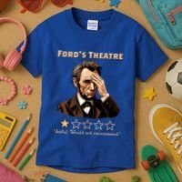 Fords Theater Presidential History Abe Lincoln Funny Kids T-Shirt thumb 3
