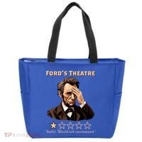 Fords Theater Presidential History Abe Lincoln Funny Tote Bag thumb 0