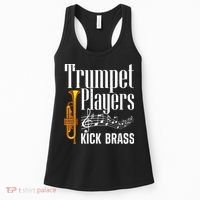 Funny Trumpet Player For Men Women Trumpet Brass Instrument Women's Tank Top thumb 0