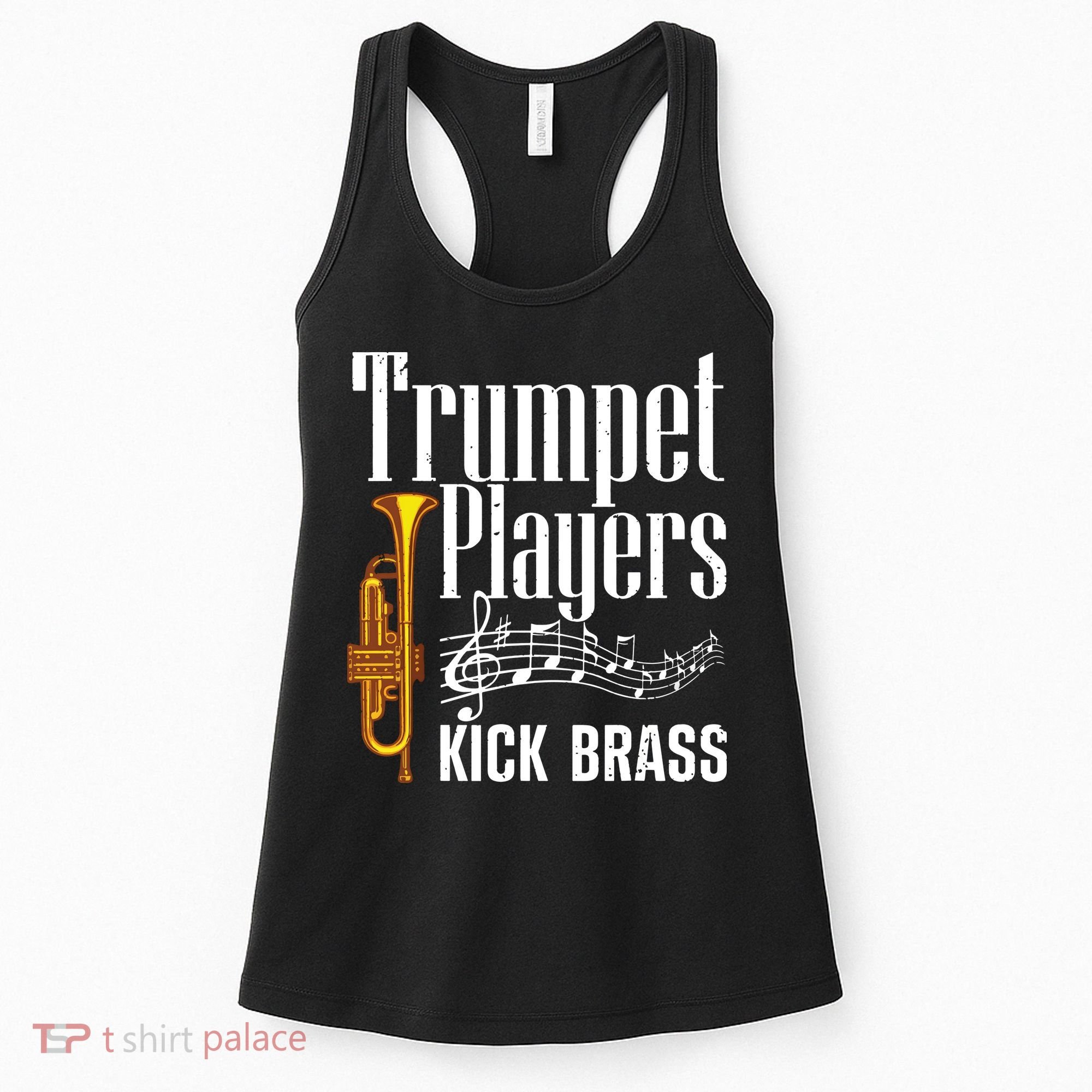 Funny Trumpet Player For Men Women Trumpet Brass Instrument Women's Tank Top