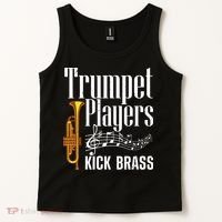 Funny Trumpet Player For Men Women Trumpet Brass Instrument Tank Top thumb 2