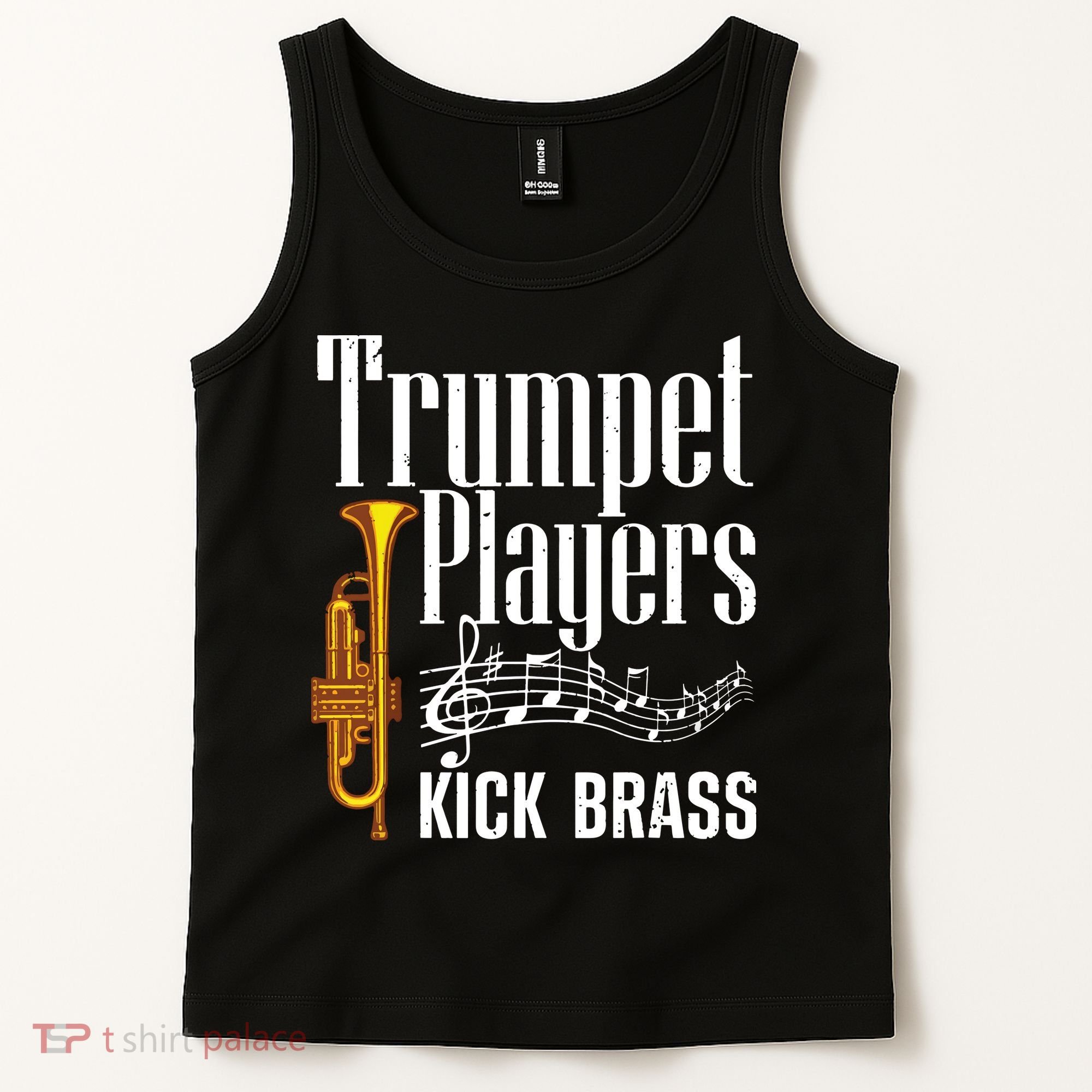 Funny Trumpet Player For Men Women Trumpet Brass Instrument Tank Top
