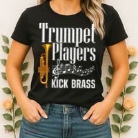 Funny Trumpet Player For Men Women Trumpet Brass Instrument Women's T-Shirt thumb 2