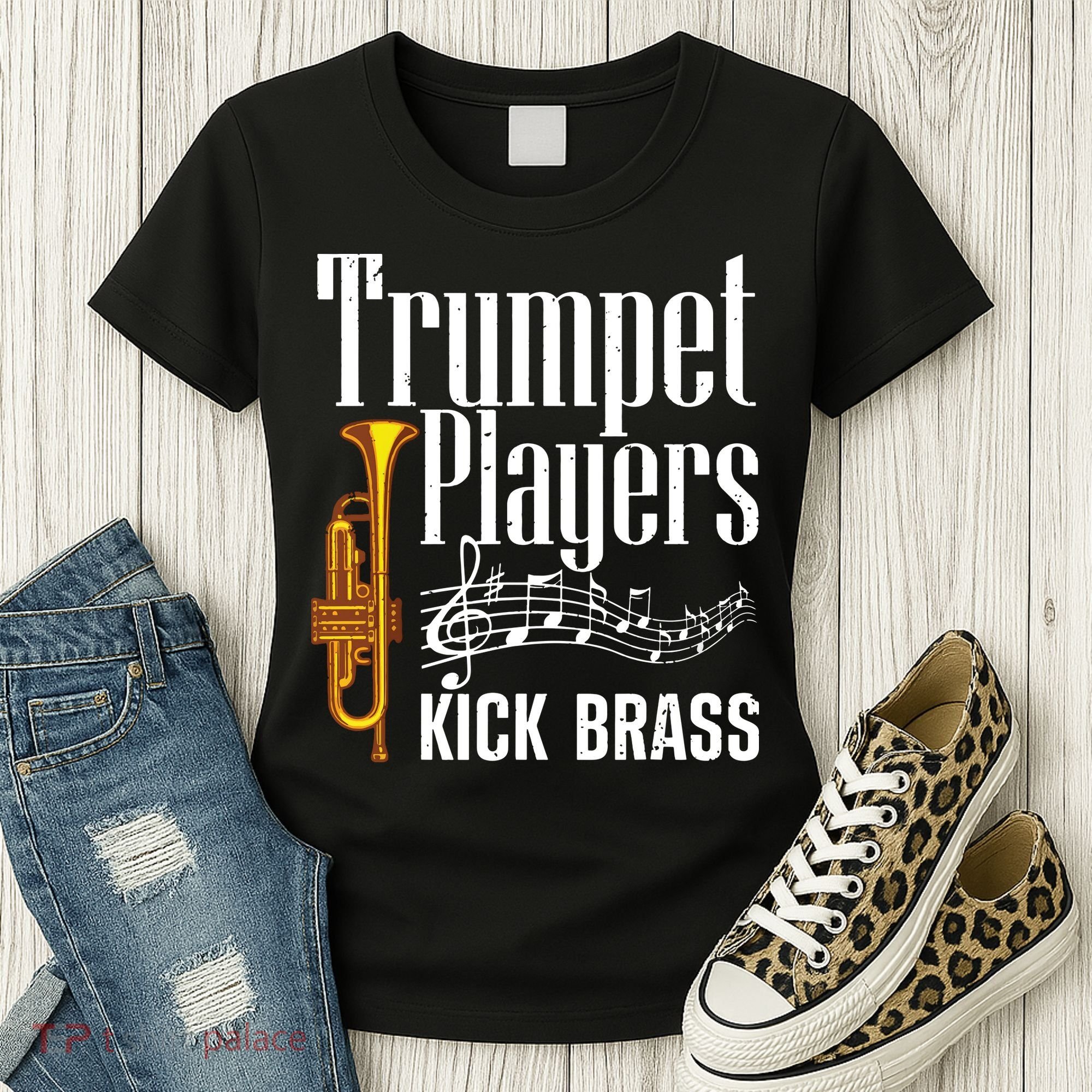Funny Trumpet Player For Men Women Trumpet Brass Instrument Women's T-Shirt