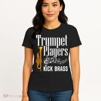 Funny Trumpet Player For Men Women Trumpet Brass Instrument Women's T-Shirt thumb 4