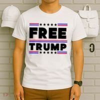 Free Trump Pro Donald Trump Election T-Shirt thumb 6