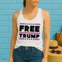 Free Trump Pro Donald Trump Election Women's Tank Top thumb 2