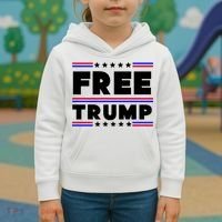 Free Trump Pro Donald Trump Election Kids Hoodie thumb 3