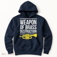 Funny Trumpet Player Marching Band Trumpeter Brass Player Hoodie thumb 0