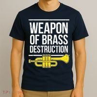 Funny Trumpet Player Marching Band Trumpeter Brass Player T-Shirt thumb 3