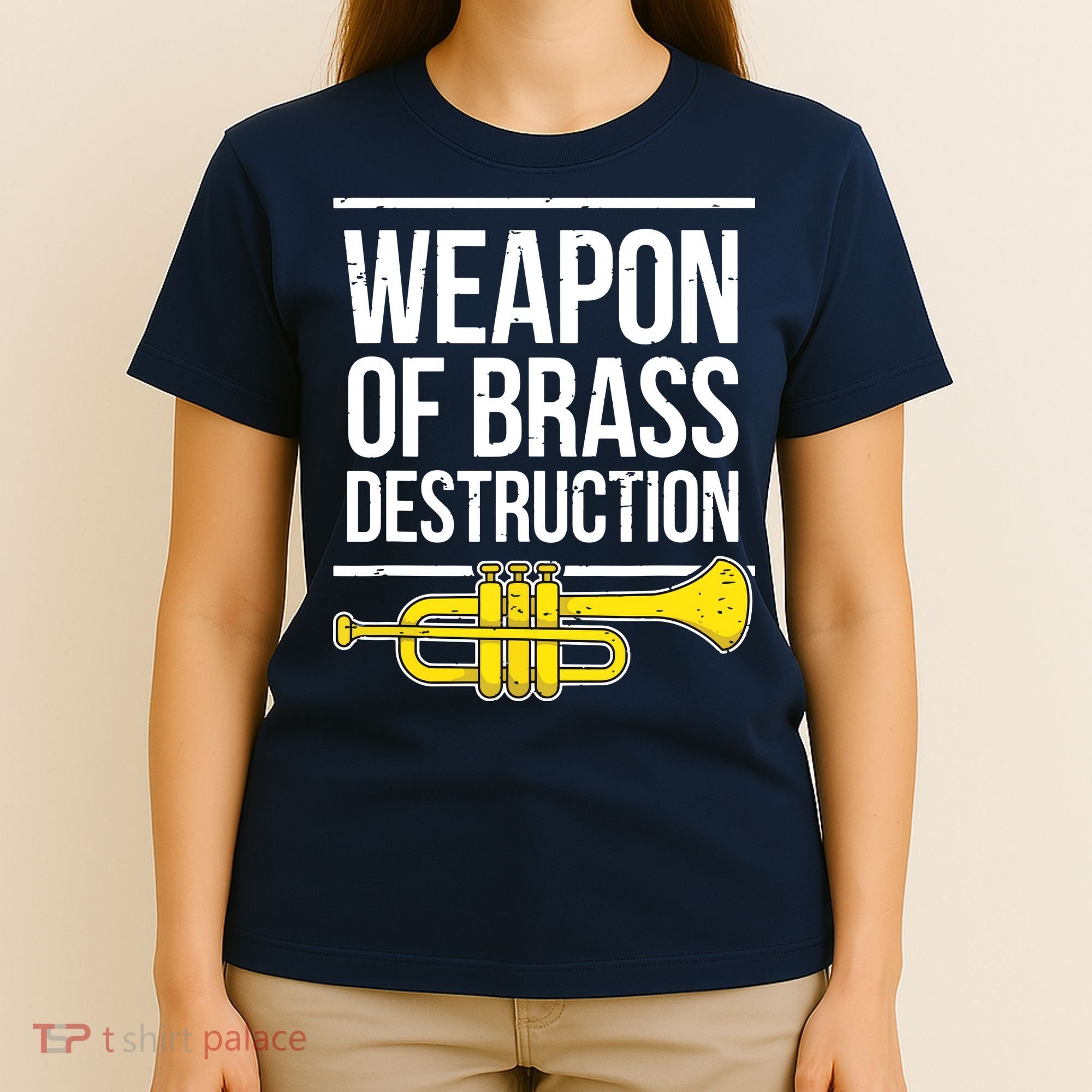 Funny Trumpet Player Marching Band Trumpeter Brass Player T-Shirt
