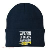 Funny Trumpet Player Marching Band Trumpeter Brass Player Beanie thumb 0