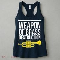Funny Trumpet Player Marching Band Trumpeter Brass Player Women's Tank Top thumb 3