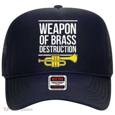 Funny Trumpet Player Marching Band Trumpeter Brass Player Hat