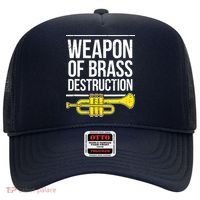 Funny Trumpet Player Marching Band Trumpeter Brass Player Hat thumb 0