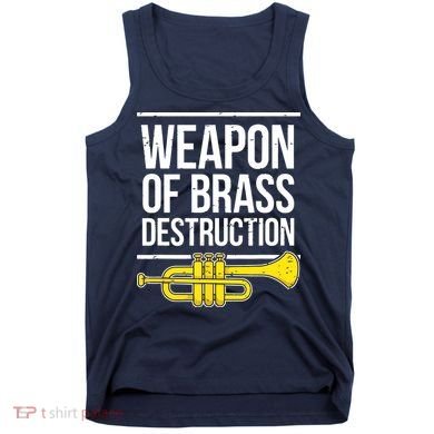Funny Trumpet Player Marching Band Trumpeter Brass Player Tank Top