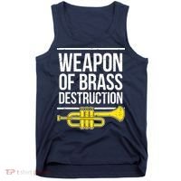 Funny Trumpet Player Marching Band Trumpeter Brass Player Tank Top thumb 0