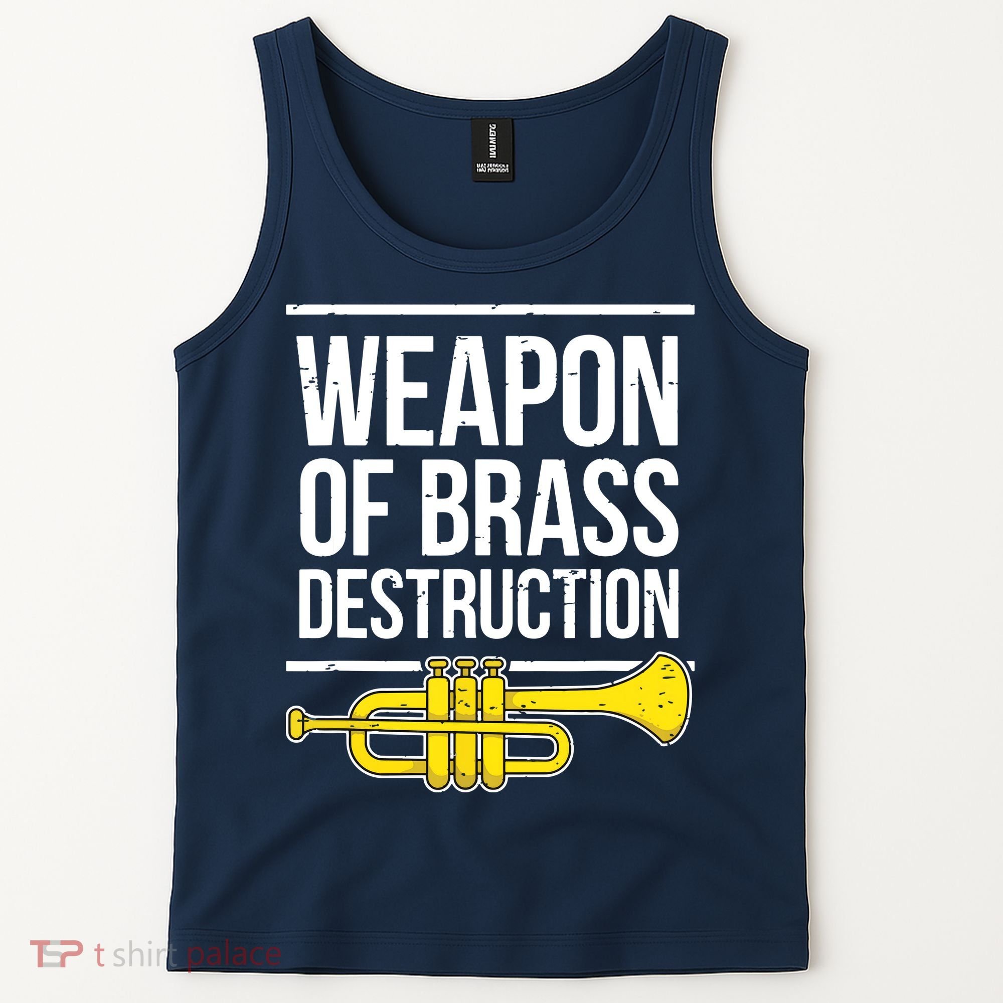 Funny Trumpet Player Marching Band Trumpeter Brass Player Tank Top