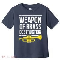Funny Trumpet Player Marching Band Trumpeter Brass Player Toddler T-Shirt thumb 0