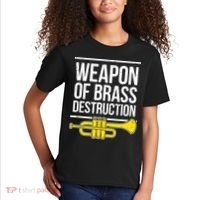 Funny Trumpet Player Marching Band Trumpeter Brass Player Kids T-Shirt thumb 2