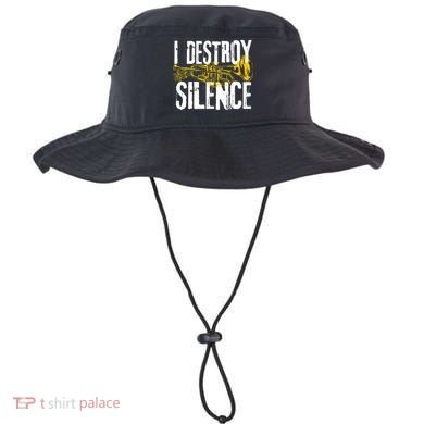 Funny Trumpet Player Marching Band Silence Destroyer Gift Bucket Hat
