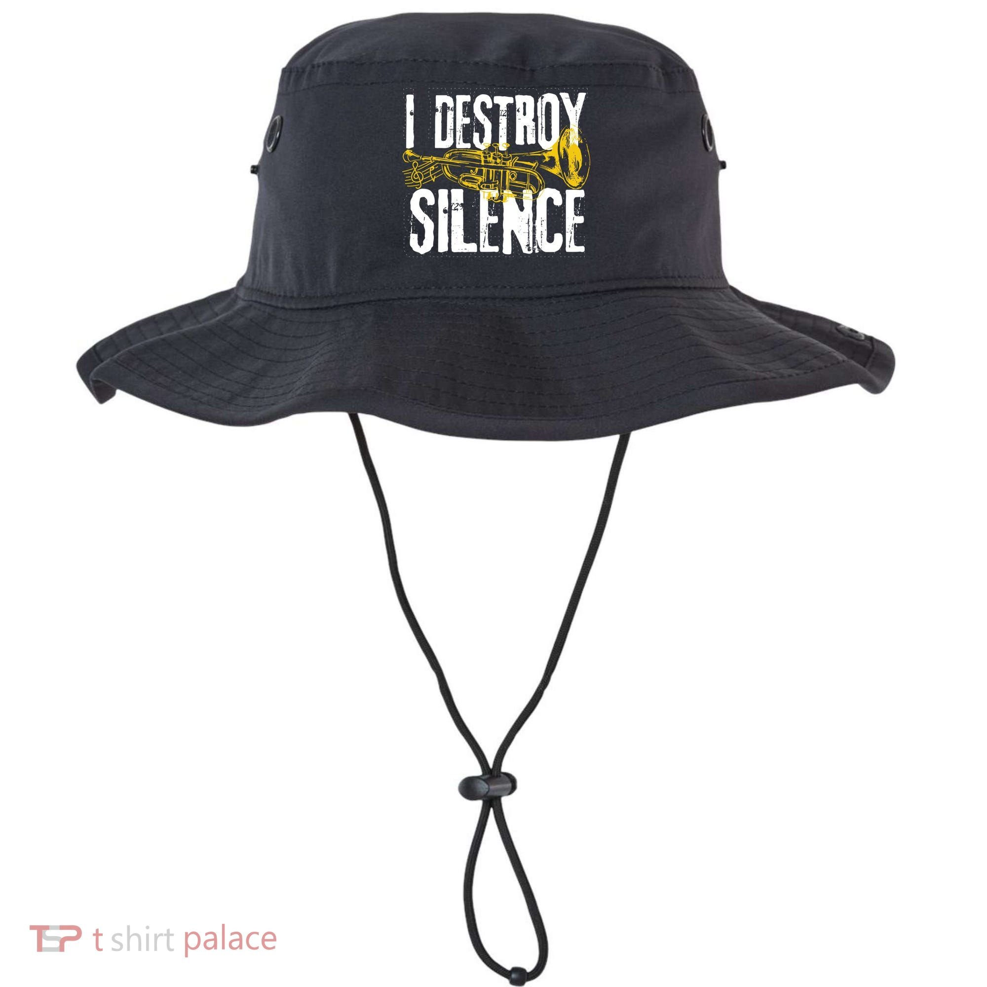 Funny Trumpet Player Marching Band Silence Destroyer Gift Bucket Hat